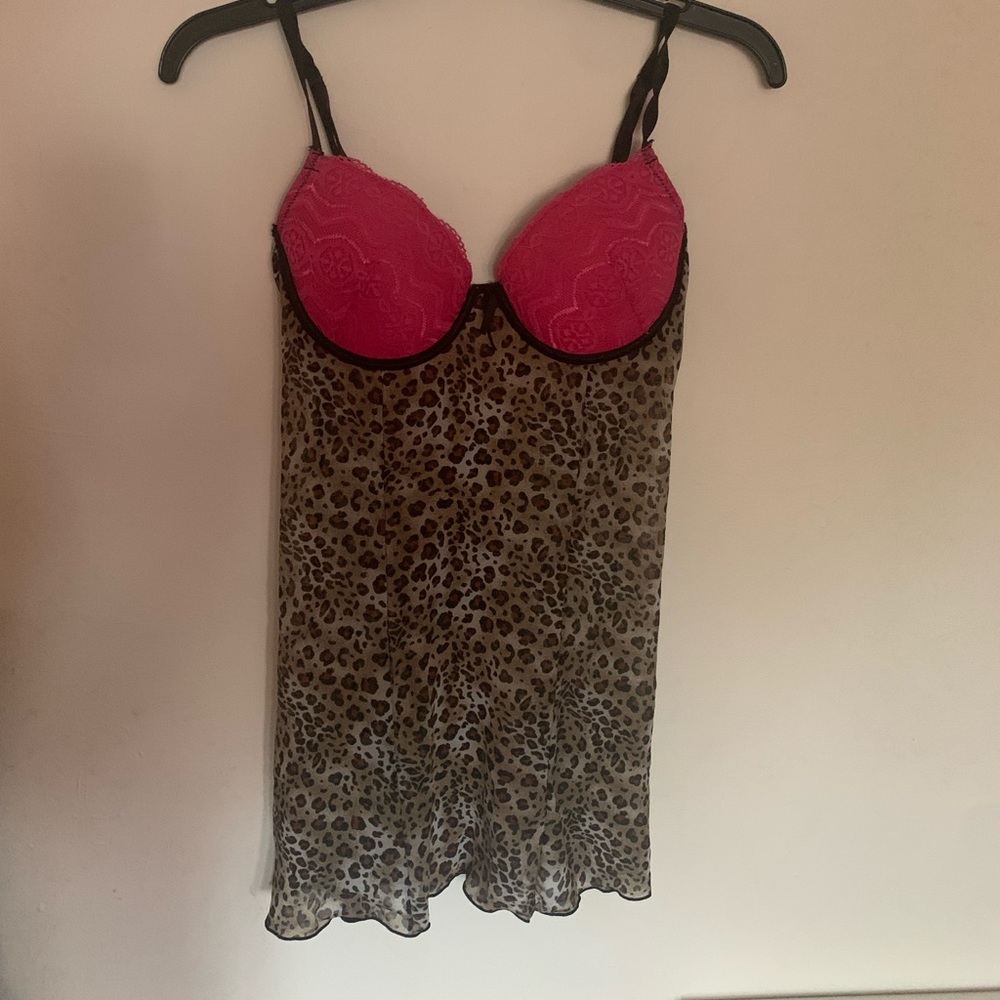 Sexy pink and cheetah teddy